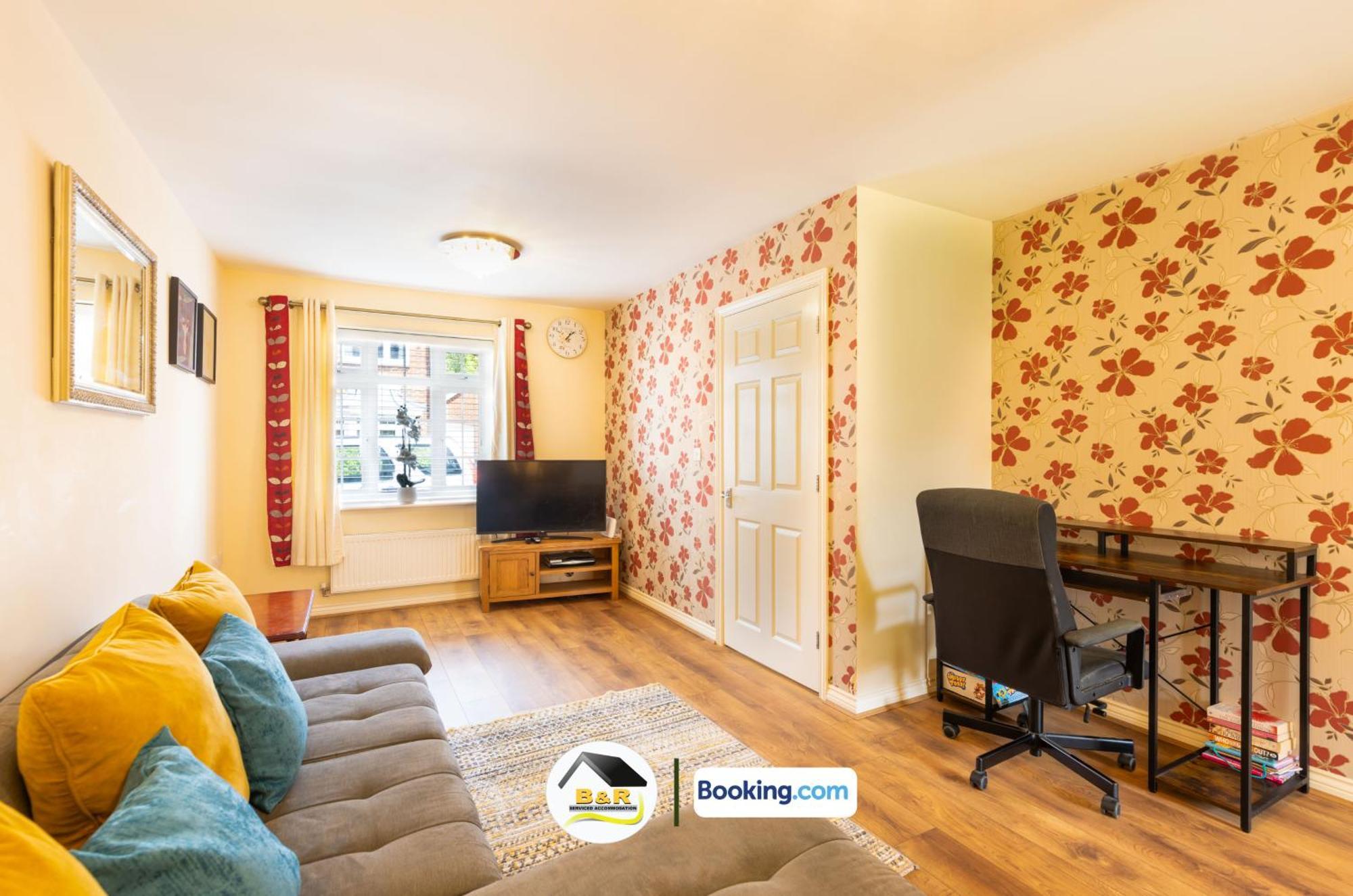 3 Bedroom House By B And R Serviced Accommodation Amesbury With Super Fast Wi-Fi 145Mbps المظهر الخارجي الصورة