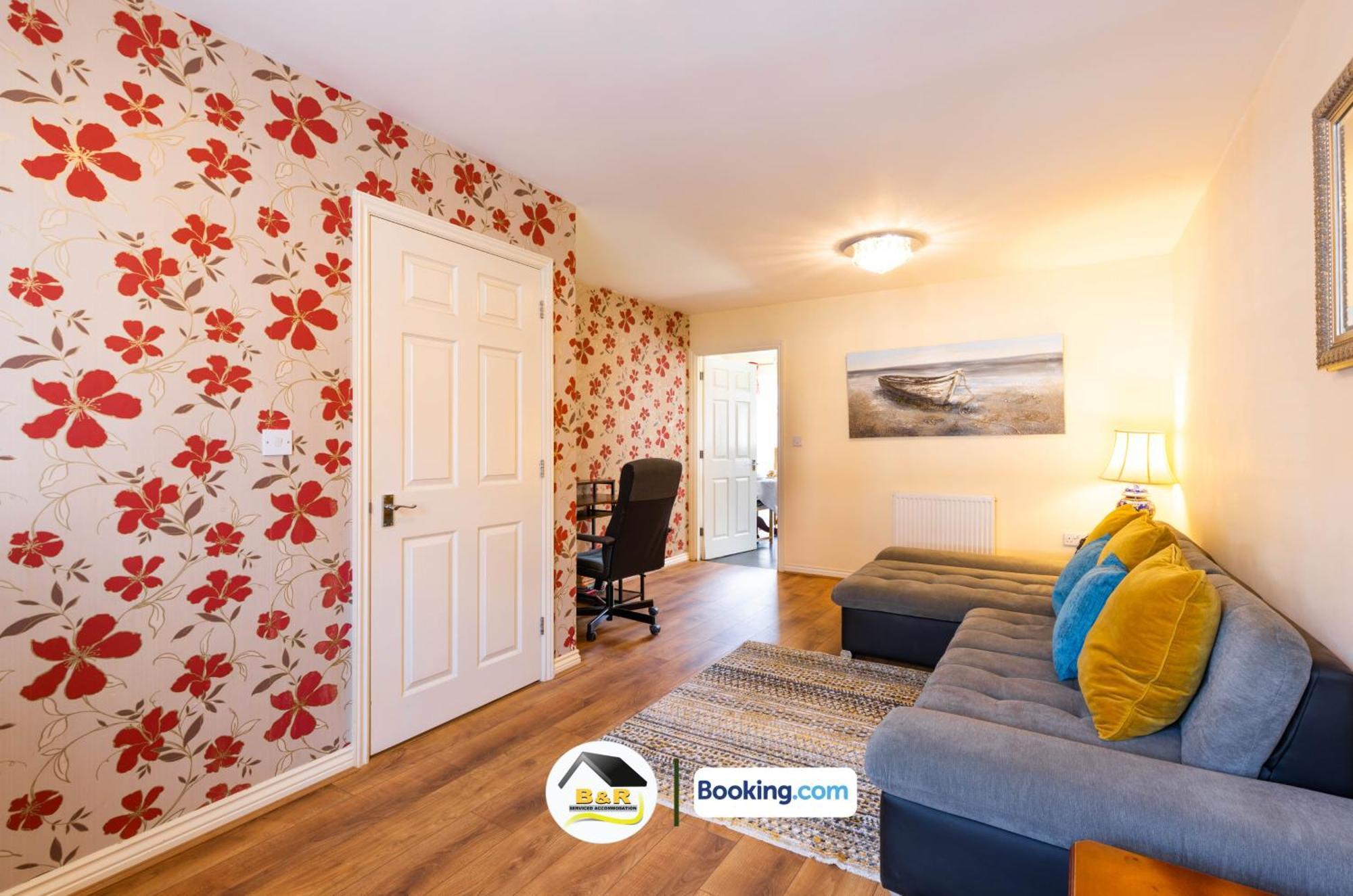 3 Bedroom House By B And R Serviced Accommodation Amesbury With Super Fast Wi-Fi 145Mbps المظهر الخارجي الصورة